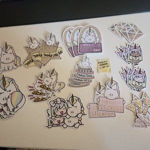 Bundle of Shine Sticker Studio Die Cut Stickers
